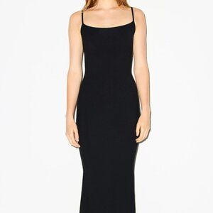 SKIMS Black Lounge Dress